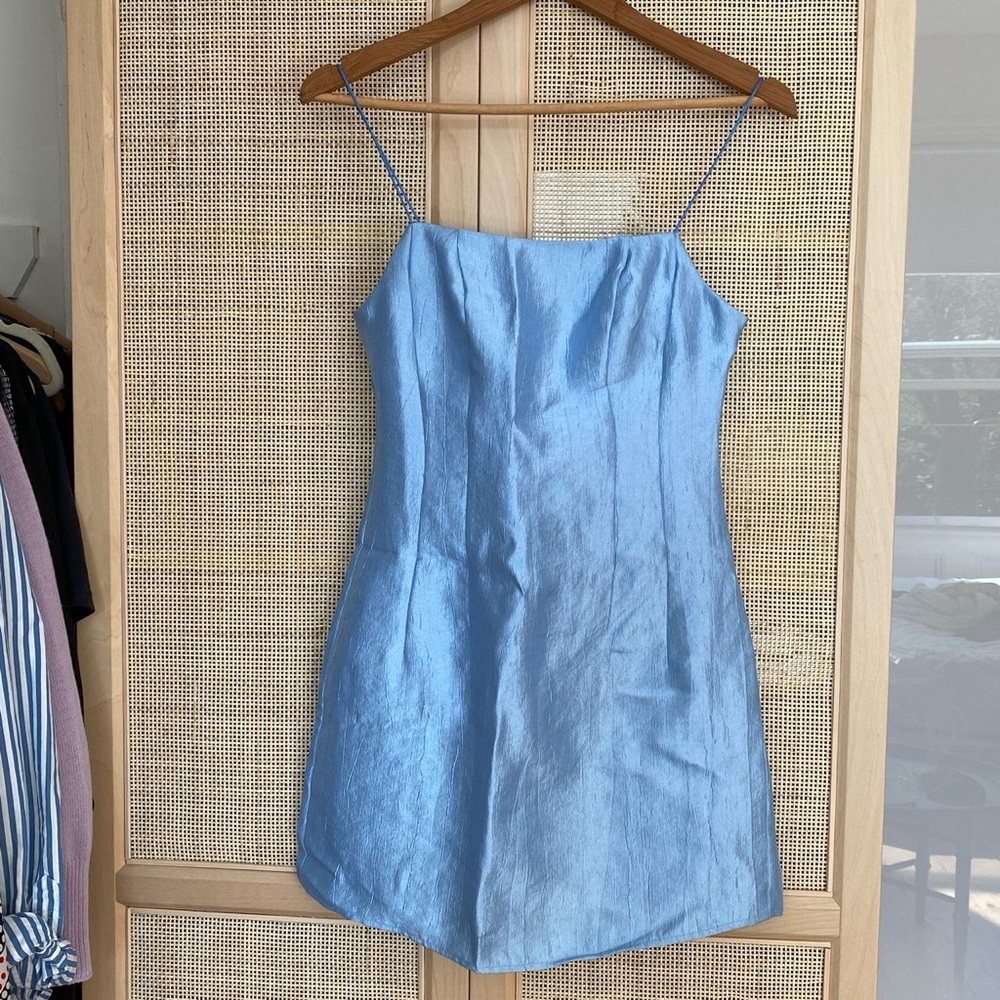 Satin Topshop Mini Dress